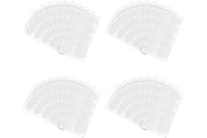 XNIVUIS Lot de 400 patchs invisibles pour boucles d'oreilles lourdes, coussinets de soutien respirants pour boucles d'oreilles lourdes, patchs de soutien pour boucles d'oreilles pour un port prolongé