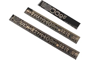 MARHYNCHUS Zestaw linijki PCB Wielofunkcyjna linijka PCB Elektroniczne narzędzie pomiarowe i projektowe dla inżynierów elektroniki 15/20/25 cm