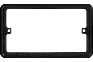 Schneider Electric Lisse Screwless Deco - Double Socket Surround, GGBLSPC2BS, Spacer, Black