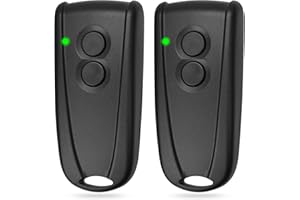 ALFFREUDE 2 Stück garagentoröffner, Universal Garagentoröffner Fernbedienung, 433,92 MHz garagentoröffner, Garagentor Fernbedienung Kompatibel Hörmann Ecosta-r RSC2, RSE2