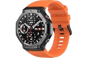 FTRONGRT Pasek do zegarka Amazfit T-Rex 3, miękki silikon, wygodny, na nadgarstek