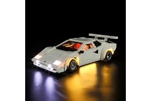 LIGHTAILING Light for Lego-10337 Lamborghini Countach 5000 Quattrovalvole - Led Lighting Kit Compatible with Lego Building Blocks Model - Not Included The Model Set