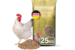 Eggersmann Körnerpick 25kg Premium Hühnerfutter - Körnerfutter Premium Geflügelfutter - Premium Körnermischung für Hühner Gänse und Enten aus natürlicher Herstellung