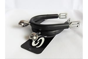 S-Products EQUESTRIAN SMOOTH SOFT TOUCH ROLLER BALL SPURS HORSE RIDING SAFETY RUBBER TACK