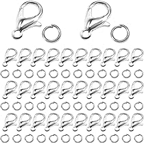 Braccialetti Fai Da Te Kit Fermoirs Bijoux Zythrem 1273 Pièces - Boucles, Anneaux, Fermoirs Homard - Pour Création Et Réparation Gancetti Per Braccialetti