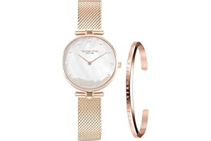 VICTORIA HYDE Reloj de Pulsera analógico de Cuarzo para Mujer con Esfera de nácar