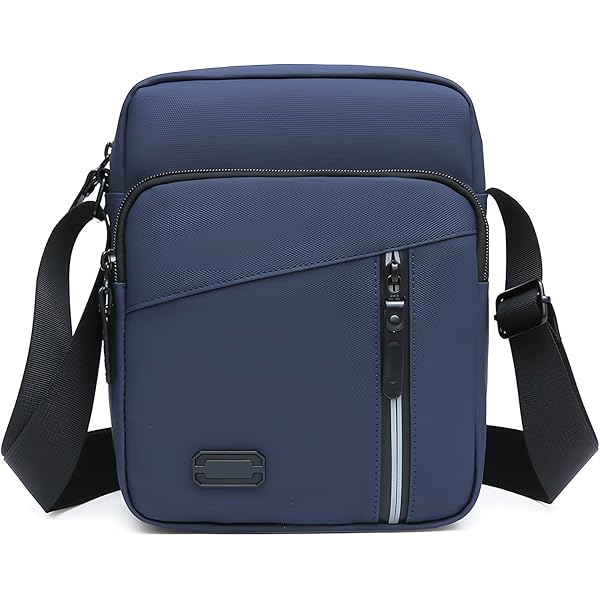 Borsello Uomo In Similpelle - Tracolla Regolabile E Multi Tasche, Elegante E Pratico - Foto 4