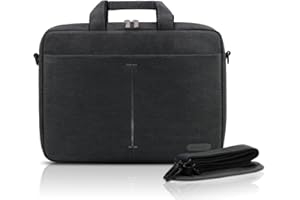 ARVOK Wielofunkcyjna torba na laptopa, aktówka, wodoodporna, elegancka tkanina, z uchwytem i paskiem na ramię, listonoszka, na notebooka, 15–16”