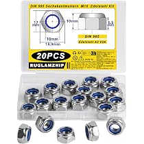 Tuercas Seguridad Nuts A2ss Tuercas Autoblocantes De Acero Inoxidable Medidas M4 A M24 D 953727