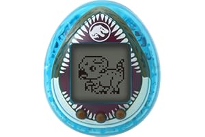 Bandai - Tamagotchi Nano Jurassic Blue - Version Bleue Dino Mosasaurus - Tamagotchi Animal Interactif - Petit Format Nano - Dinosaure Animal Virtuel à élever - Jouet Enfant 8 Ans et + - NT90996