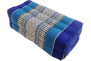 COLLUMINO Traditional Thai Kapok Yoga Support Block Cushion Meditation Pillow size 35 x 15cm