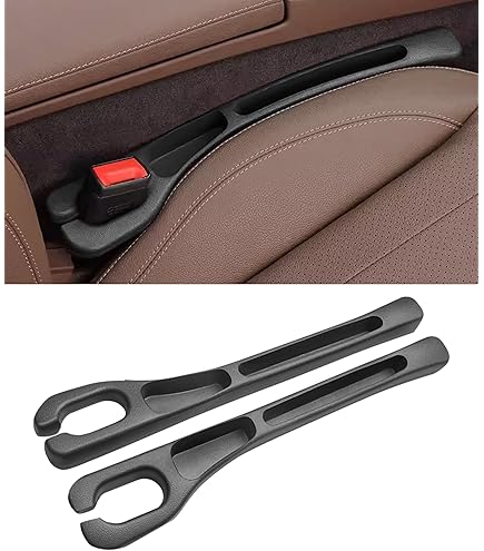 2 Riempitivi Per Sedili Auto - Cuscinetti Anti-Perdita Nero, Per Evitare Oggetti Caduti Tra I Sedili - Foto 9