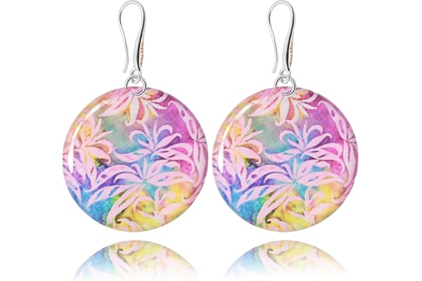 Simple Moderne Design Ronde Boucles d'Oreilles Pendantes Bijoux pour Femme