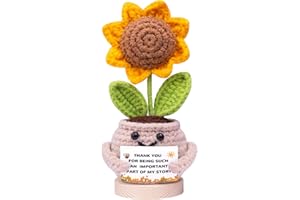 Mwmoeen Pocket Hug Positive Kartoffel, Lustige Positive Potato Strickpuppe Motivationsgeschenke Beste Freundin Geschenke für Freundin Kleine Geschenke für Frauen(E27)