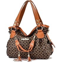 NICOLE & DORIS Damen Umhängetasche Aus Weichem Leder – Retro Hobo Bag Mit Verstellbarem Gurt, 26x28 Cm, Vielseitig Für Alltag & Reisen