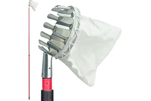 TDBS THE DUSTPAN AND BRUSH STORE Fruit Picker with Telescopic Handle Fruit Picker Tool - Effortless Harvesting of Fresh Apples – Suitable for Home, Orchard, Farm and Garden