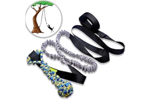 PICK FOR LIFE Giocattolo elastico da appendere per cani all’aperto, giocattolo interattivo per Pitbull e cani di piccola e grande taglia per fare esercizio e giocare da soli, resistente per rimorchio di guerra,