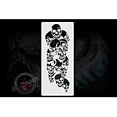 Pochoir Pour Aérographe Pochoir Aérographe Herterich - Effet Demi-ton Pour Tatouage & Graffiti (Mylar 0.1-0.2cm) Pochoir Pour Aerographe