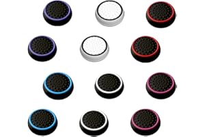 MatoSan® 12x Copri Analogici Grip – Accessori di Precisione per Controller – Tappi in Silicone per Migliorare Presa e Controllo – Compatibile con Controller PS5 e PS4(12 pezzi)