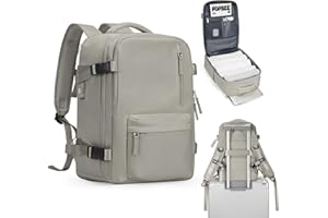 HPLQQ Zaino Bagaglio a Mano Ryanair 40x20x25 Zaino Aereo Borse da Cabina per Easyjet 45x36x20 Zaino da Viaggio donna con porta ricarica USB, Borsa da Viaggio aereo Zaino Computer Impermeabile Casual Daypack