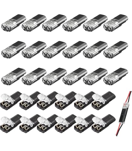 Connecteurs De Fils à épissure Rapide, 20 Pièces, Faciles à Installer