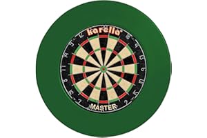 ‎KARELLA Karella einteiliger Dartboard Surround PU, Auffangring Dartscheiben, 4 Farben, Dart Umrandung, Catchring, Backboard Steeldart, Wandschutz, Auffangfeld für Dartpfeile