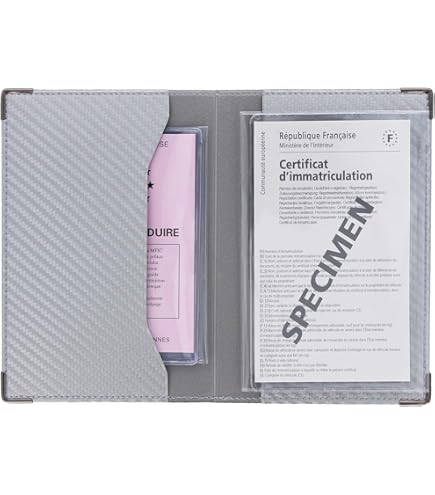 Porte Carte Grise Pochette Moto Yamaha Kawasaki Harley Etui