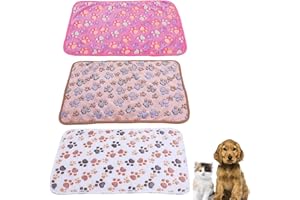 DDHHCP 3 Stück Katzendecke, 40X60 cm Katzendecke Für Katzen, Kuscheldecke Hund Waschbar Und Flauschig Weiche Und Warme Decken Haustiere für Kleine Mittlere Hunde Katzen Haustierdecke Schlafmatte
