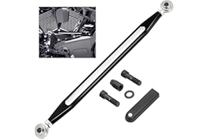 Amazicha Schaltgestänge Schalthebel, kompatibel mit Harley Davidson Softail Touring Road King Electra Glide Street Glide Road Glide 1980-später, Schwarz