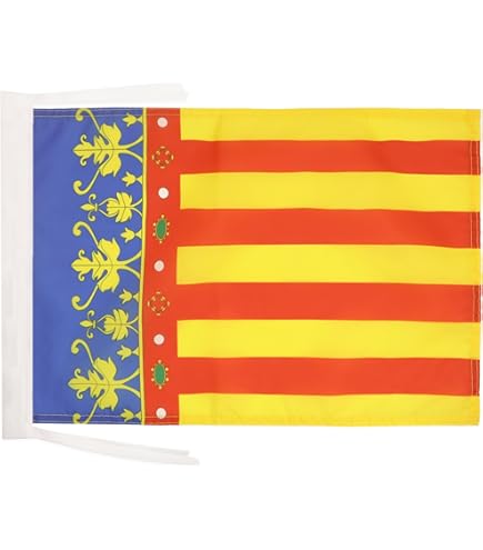 Bandiera Spagna 45x30cm | Poliestere Con Cordicelle | Per Interno Ed Esterno | Colori Vivaci - Foto 4