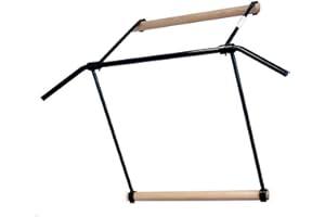 Master Barre de Traction pour Adulte, pour barreaux, entraînement du Dos, abdominaux, Noir, Taille Unique