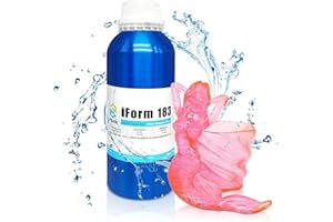 Yousu 3D Printer Resin UTH Nebula, Water Washable Resin Dual Color 3D Printer UV-Resin Rapid LCD UV-Curing Resin 405nm Photopolymer Resin for LCD 3D Printer 500g, Orange Pink Color