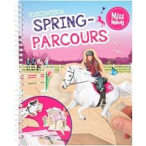 Depesche 12121 Miss Melody DIY Paper Fun - Set Créatif 32 Pages Avec Autocollants Chevaux Pour Filles