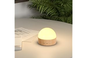 ‎KINTION Kintion LED Night Light Children, 8 Modes with RGB Lights, Night Lamp, 1800 mAh Rechargeable Bedside Lamp, Dimmable, Red Night Light with 25-160 Hours Runtime, 1 Pack