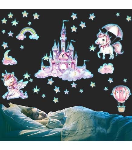 Adesivi Soffitti Stelle E Luna 3D Luminosi Al Buio - 205 Pezzi Autoadesivi Con Cuscinetti - Cielo Stellato Per Cameretta Bambini, Decorazione Da Parete