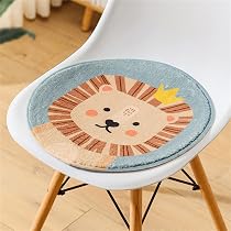 2er-Set Kinder-Sitzkissen – 30x30 Cm, Weich, Mit Tier-Motiv (Tiger), Für Stuhl Oder Boden, Waschbar
