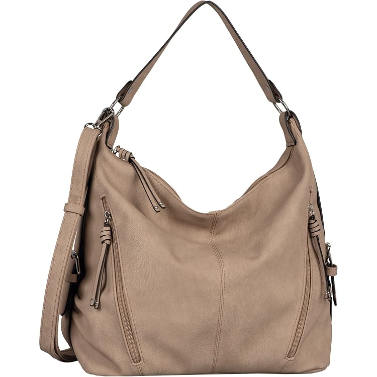 Tamaris Caro Crossbody Bag S Brown | Umhängetasche 25x25x6 Cm, Verstellbarer Riemen, Polyurethan