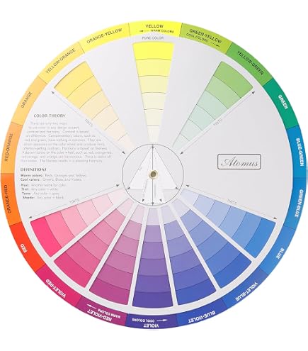 Premier Stationery Farbkreis, 13 Cm Taschenformat – Pädagogisches Tool Zum Farbenmischen Für Künstler & Hobby-Maler