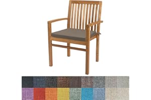‎WTHYGB WTHYGB Bankauflage Bankkissen 30 X 35 X 5CM Waschbare Rutschfestes 5CM Dickes Gartenbank Sitzkissen mit Abnehmbarem Bezug, Stuhlkissen für Garten Terrasse Esszimmer Küche, 148 Größen (Braun)