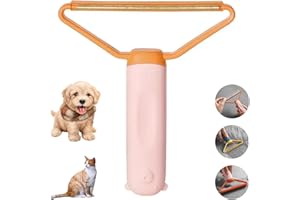 MANDARINMELON Quita Pelos Mascota: Accesorios para Perros y Gatos Removedor de Pelo. Cepillo Quitapelos y Quita Pelusas para Ropa, Sofá, Cama, Alfombras y Telas. Lint Remover. Lavable y Reutilizable