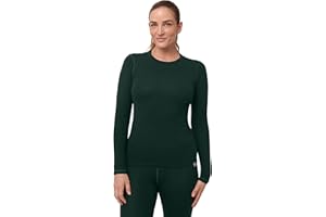 DANISH ENDURANCE Merino Shirt Langarm Damen, Premium Thermoshirt, Warm & Atmungsaktiv, Merinowolle Thermo Oberteil