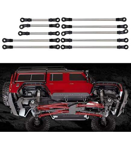 Portapacchi Con Barra Luminosa Per Axial SCX24 AXI00002 - FLYXM Nero Scala 1:24