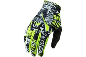 O'NEAL Oneal Matrix Youth Glove Attack Neon Yellow Protecciones MX Motocross