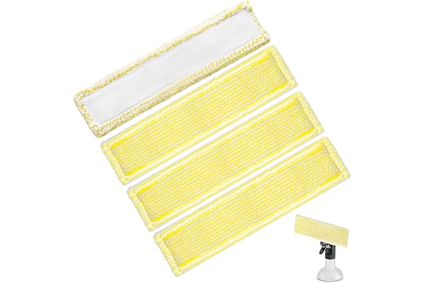 XINSUO® 4 PCS Bonnettes Microfibre Accessoire pour Kärcher Nettoyeur de Vitres WV 2/WV5