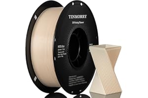 ‎TINMORRY Filament PETG 1.75 mmm, TINMORRY Szybki filament PETG-Eco do druku 3D, Kompatybilny z większością drukarek 3D FDM, 1 KG 1 szpula, Skóra