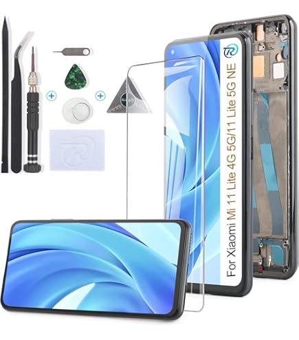 Écran LCD Complet Pour Xiaomi Mi 11 Lite 5G – Vert – Compatible OEM