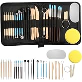 ShiFaKa 27 Pcs Clay Sculpting Tools,Air Drying Clay | Set of Plasticine Modelling Tools, Ceramic Tools for DIY Beginners Arti