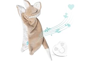 myHummy Aide-sommeil Baby Fox Basic Fox blanc | Aide au sommeil pour bébé à bruit blanc pour que les enfants calment bébé | mon bébé somnifère avec une légère décoloration après 1 heure