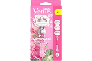 Gillette Venus Pro ComfortGlide Tropical golarka damska z zapachem granatu i zapasowymi ostrzami