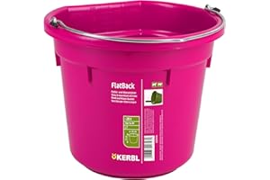Kerbl Flatback, różowy, ok. 20 l wiadro na karmę i wodę